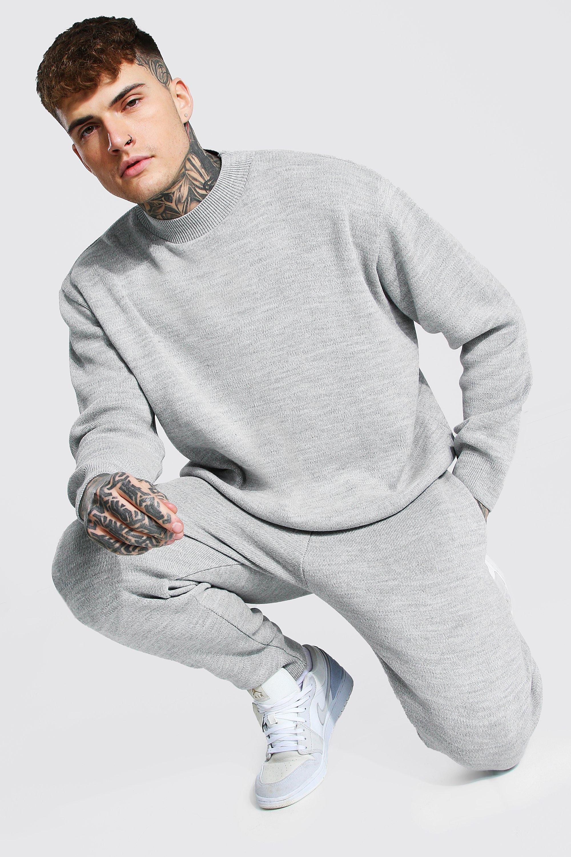 Knit sweater jogger set sale